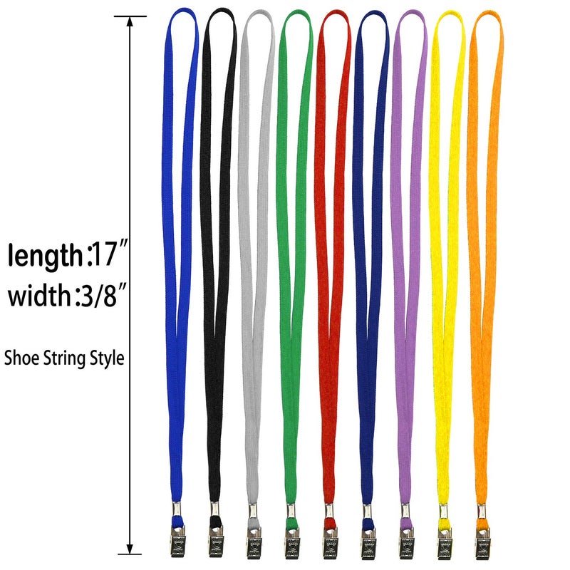 Ollain Badge Lanyards Neck Bulk Cruise Lanyards Lanyard with Clip for ID Card Name Tags Badge Holders (Green, 50 Pack) - Image 3
